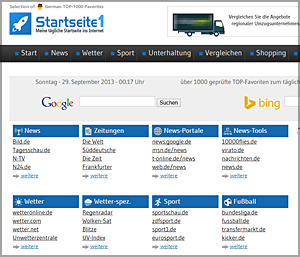 Screenshot Startseite1